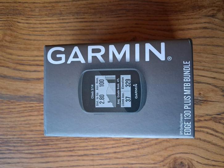 Garmin Edge 130 Plus (MTB Bundle), Fietsen en Brommers, Fietsaccessoires | Fietscomputers, Zo goed als nieuw, GPS, Ophalen of Verzenden