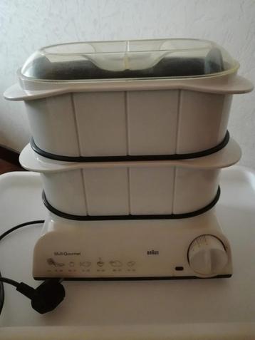 Steamer cuiseur vapeur Braun blanc, Enlèvement, Comme neuf