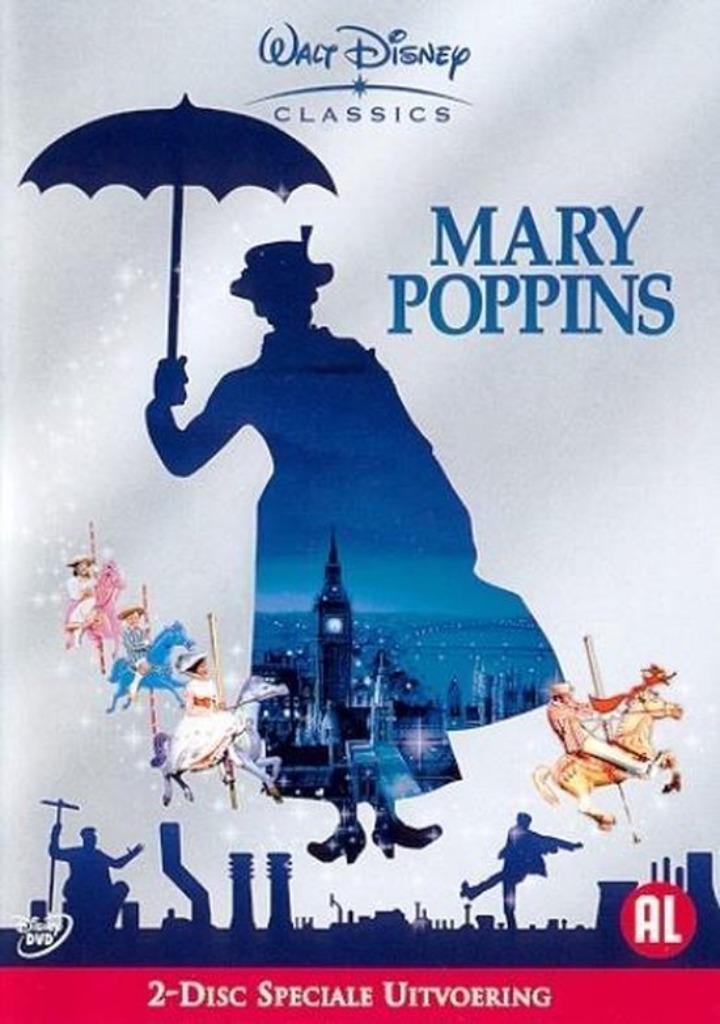 Disney dvd - Mary Poppins ( 2 disc versie ), Cd's en Dvd's, Dvd's | Kinderen en Jeugd, Avontuur, Ophalen of Verzenden