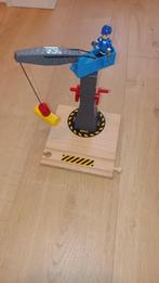 BRIO kraan 33320, Kinderen en Baby's, Ophalen, Zo goed als nieuw, Rij- of Hobbelspeelgoed