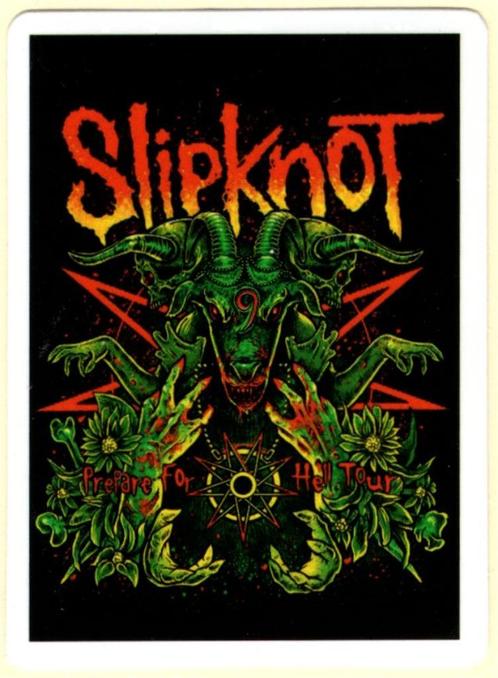 Slipknot sticker #10, Collections, Musique, Artistes & Célébrités, Neuf, Envoi