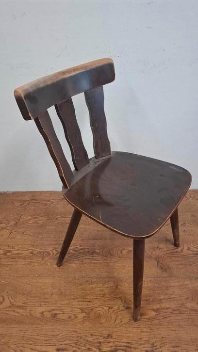 50 horeca houten bistro bombay stoelen leuk lot bruin cafe, Huis en Inrichting, Stoelen, Zo goed als nieuw, Hout, Bruin, Ophalen of Verzenden
