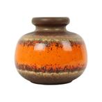 Vintage Bolle Scheurich Vaas Oranje West Germany 284-15, Maison & Meubles, Accessoires pour la Maison | Vases, Moins de 50 cm