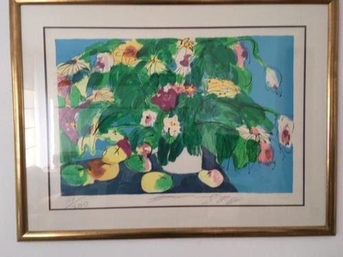 Walasse Ting, gesigneerd en genummerd en prachtig ingelijst, Antiek en Kunst, Kunst | Litho's en Zeefdrukken, Ophalen