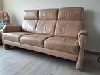 Lederen 3-zits zetel, 200 à 250 cm, Enlèvement, Utilisé, Cuir