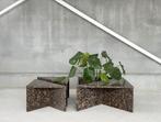 Geometrische set coffeetable’s, 1980’s, Ophalen