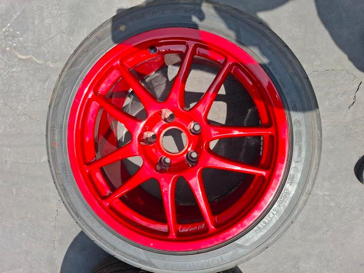 Work Emotion 5x114.3 17x8.5jj et33, Auto-onderdelen, Banden en Velgen, Velg(en), Zomerbanden, 17 inch, 225 mm, Personenwagen, Gebruikt