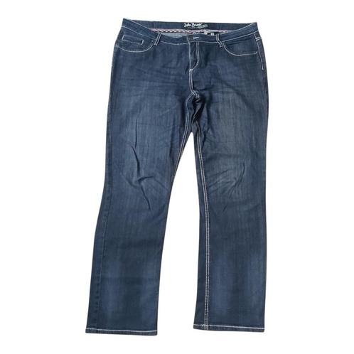 John Baner jeans blauw XXL/44, Kleding | Dames, Grote Maten, Zo goed als nieuw, Broek of Spijkerbroek, Blauw, Verzenden