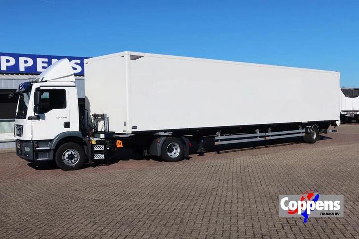 Heiwo City Trailer+Dhollandia klep 2500 kg , Geisoleerd, Stu, Autos, Camions, Entreprise, Remorques et Semi-remorques