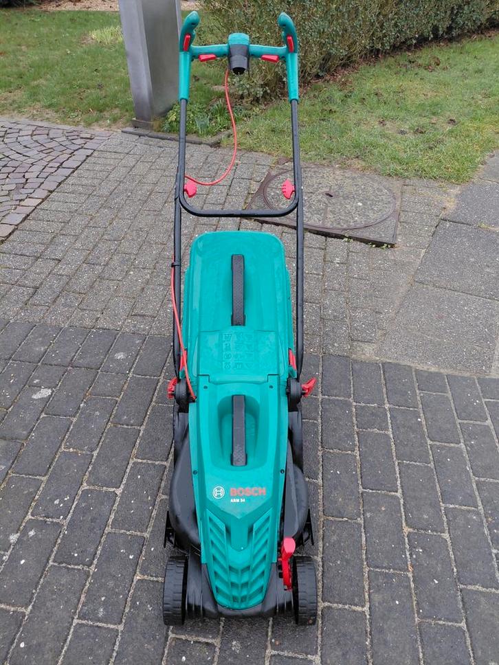 Grasmaaier elektrisch kabel Bosch ARM34, Jardin & Terrasse, Tondeuses à gazon, Tondeuses à gazon électriques, Enlèvement ou Envoi