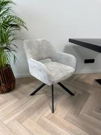 Eetkamerstoelen eettafel stoelen draaibaar - grijs, Nieuw, Ophalen of Verzenden, Metaal, Grijs