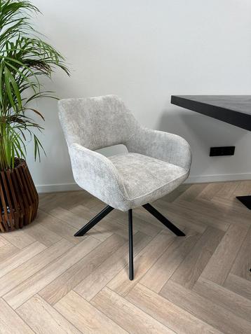 Eetkamerstoelen eettafel stoelen draaibaar - grijs beschikbaar voor biedingen