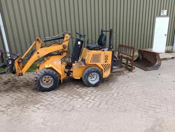 Shovel sherpa 200 bj 2005 met lepels en puinbak