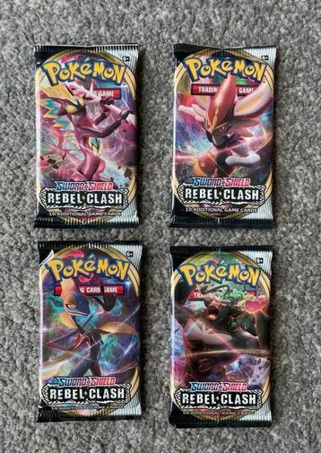 Rebel clash art set Pokémon boosterpacks beschikbaar voor biedingen