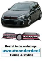Grill Glans Zwart Rode Bies GTI Look Geschikt Voor VW Golf 6, Verzenden