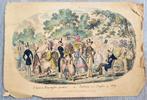 Cruikshank - Fashions and Frights of 1829, Antiek en Kunst, Kunst | Etsen en Gravures, Ophalen of Verzenden