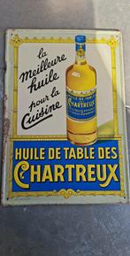 Ancienne plaque publicitaire huile, Collections, Enlèvement ou Envoi, Utilisé, Panneau publicitaire