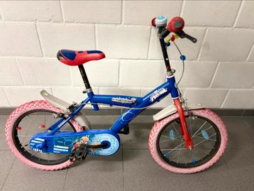 Spiderman fiets jongensfiets kinderfiets 16 inch 104-110cm beschikbaar voor biedingen