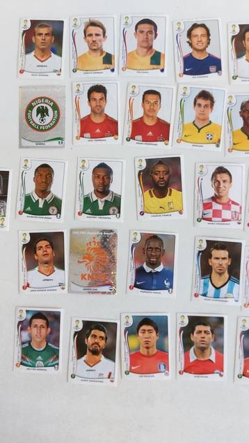 Panini stickers WK Brazil 2014 disponible aux enchères