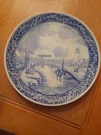 Delfts blauw bord van Boch, Antiek en Kunst, Ophalen of Verzenden