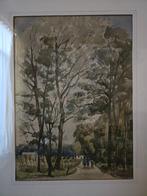 Schilderij Aquarel Antoon Luyckx, Ophalen