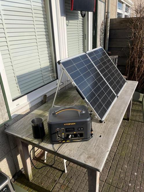 1500W Powerstation 828Wh + 200w Zonnepaneel Thuisbatterij, Caravans en Kamperen, Caravanaccessoires, Nieuw, Verzenden