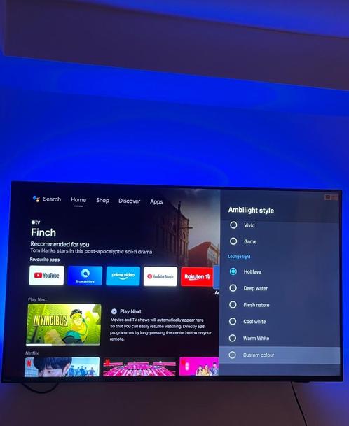 TV PHILIPS 50” 4K Ambilight à vendre  pour 350€, Audio, Tv en Foto, Televisies, Zo goed als nieuw, LED, 100 cm of meer, 4k (UHD)