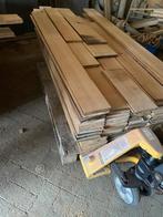 Partij eiken tand en groef planken, Doe-het-zelf en Bouw, Hout en Planken, Ophalen, Minder dan 25 mm, Eiken, Nieuw
