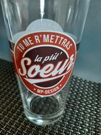 Bierglas Tu me r'mettras la ptit soeur, Ophalen of Verzenden, Zo goed als nieuw, Bierglas