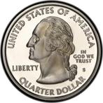 USA Silver Quarter Dollar "Arkansas" 2003 KM# 347a, Postzegels en Munten, Zilver, Ophalen of Verzenden, Losse munt, Noord-Amerika