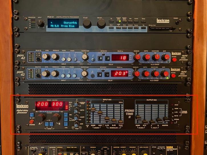 Lexicon Prime Time II Model 95 Digital Delay 1980s, Muziek en Instrumenten, Effecten, Gebruikt, Delay of Echo, Reverb, Ophalen