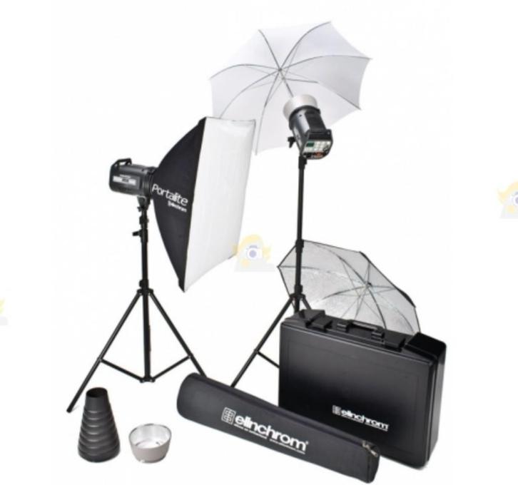 Flashkit ELINCHROM Style RX300 + Skyport + Octobox 135 NEW€, Audio, Tv en Foto, Foto | Flitsers, Ophalen of Verzenden