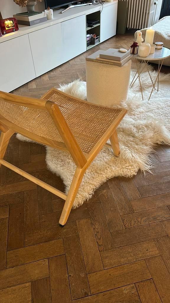 Furnified rotan stoel chair, Huis en Inrichting, Fauteuils, Zo goed als nieuw, Riet of Rotan, 50 tot 75 cm, Minder dan 75 cm, Ophalen