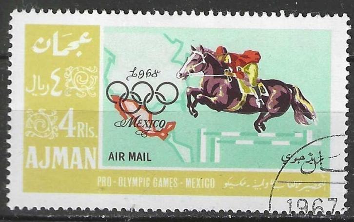 Ajman 1967 - Michel 189PA - STW 317 - Mexico (ST), Postzegels en Munten, Postzegels | Azië, Verzenden