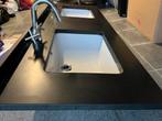 TK: Graniet tablet, 2 waskommen, GRATIS mengkranen, Huis en Inrichting, Ophalen, Gebruikt