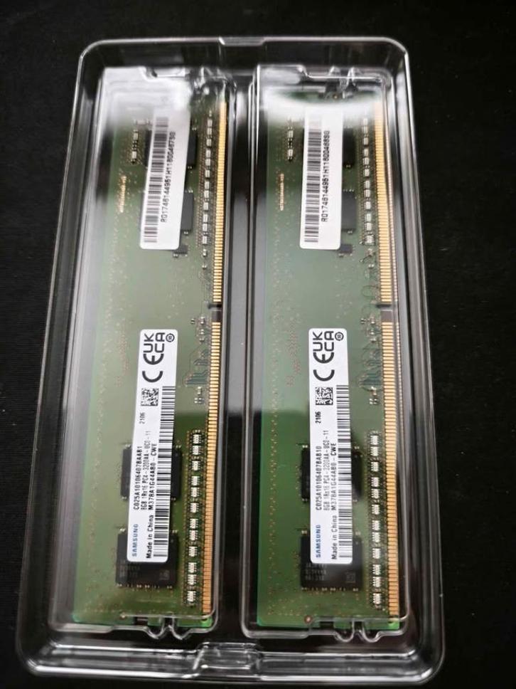 2x8go 16go ram ddr4 samsung barrettes de ram pc à vendre, Computers en Software, RAM geheugen, DDR4, Ophalen