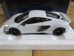 autoart 1:18 mclaren 675lt silica white., Ophalen of Verzenden, Zo goed als nieuw, Auto, Autoart