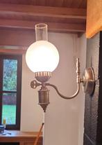 Rustieke wandlampen (2 stuks) met glazen stolp, Comme neuf, Métal, Enlèvement, Rustiek, charme