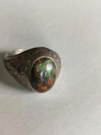 Perzische Nishapur turkoois ring zilver, Ophalen of Verzenden, Zo goed als nieuw, Zilver, Zilver