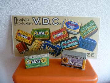 KARTONNEN+BLIKKEN RECLAMEDISPLAY"VDC DEINZE TABAK"JAREN 50 beschikbaar voor biedingen
