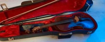 Oude 4/4 Viool Kort beschikbaar, Musique & Instruments, Instruments à cordes frottées | Violons & Altos, Violon, Avec valise, Utilisé
