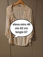 Blouze elena miro 46, Ophalen of Verzenden, Zo goed als nieuw, Elena miro, Blouse of Tuniek