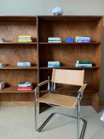 Marcel Breuer stoel chrome, Huis en Inrichting, Stoelen, Ophalen, Zo goed als nieuw, Bruin, Eén