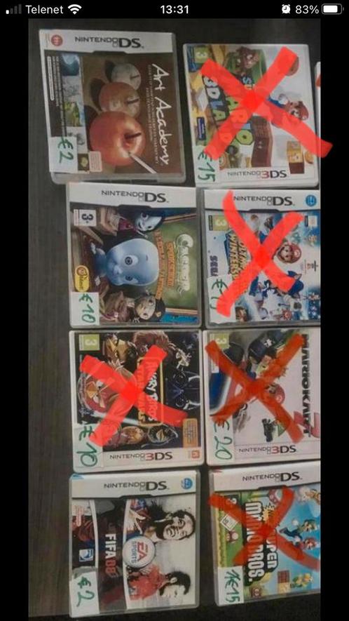 Nitendo DS/3DS games: MarioBross: 3D land,Disney, Games en Spelcomputers, Games | Nintendo 2DS en 3DS, Zo goed als nieuw, Ophalen of Verzenden