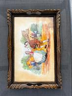 Dienblad met schilderij, Antiek en Kunst, Kunst | Schilderijen | Klassiek, Ophalen