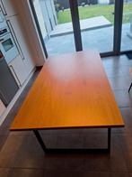 Table de cuisine avec cadre en bois/noir, Maison & Meubles, 150 à 200 cm, Cinq personnes ou plus, Enlèvement, 50 à 100 cm