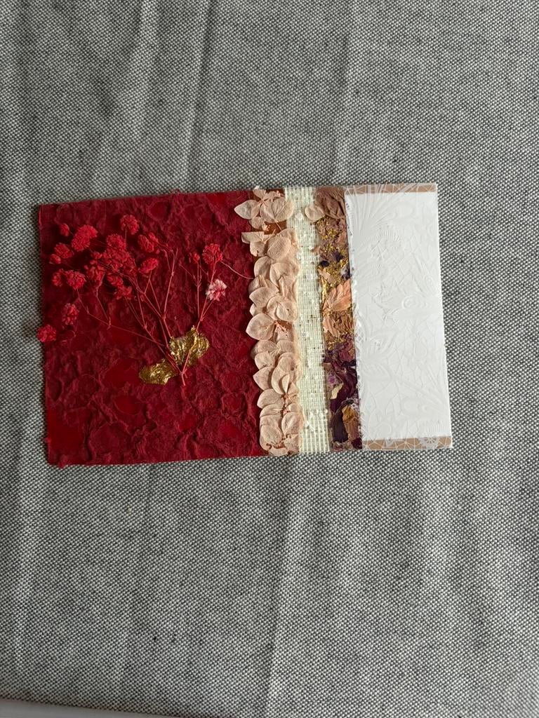 Uniek handgemaakt kunstkaartje – mixed media, Hobby en Vrije tijd, Kaarten | Zelfgemaakt, Zo goed als nieuw, Ophalen of Verzenden