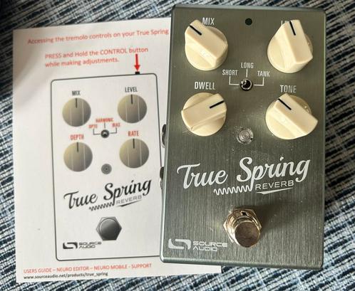 Source Audio True Spring Reverb, Musique & Instruments, Effets, Utilisé, Reverb