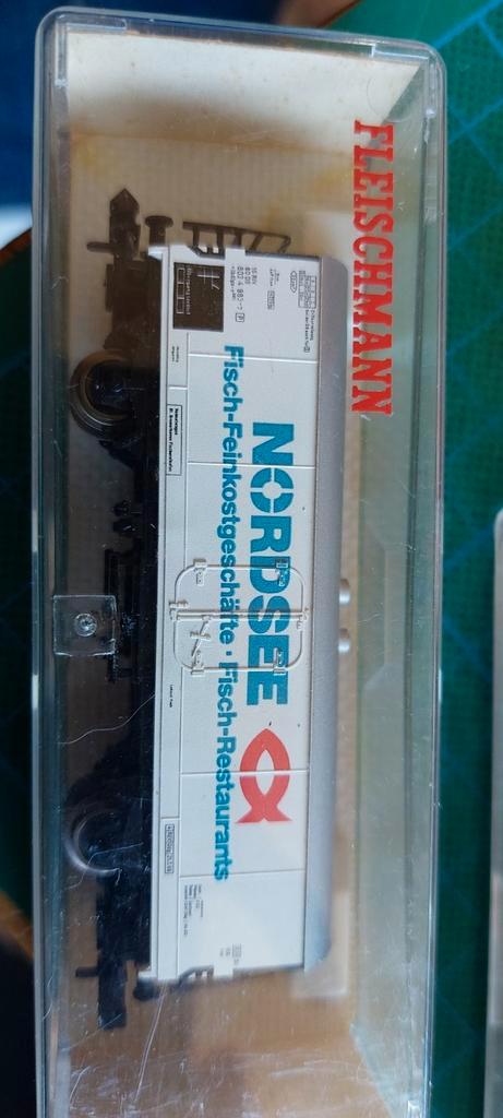 WAGON RÉFRIGÉRÉ NLK 0327 FLEISCHMANN 1/160, Hobby & Loisirs créatifs, Trains miniatures | Échelle N, Comme neuf, Wagon, Fleischmann