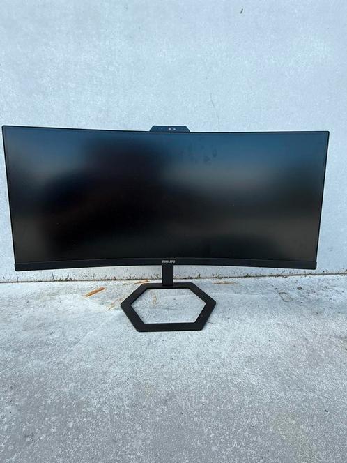 Philips 34” Curved Monitor – 345E2AE/00 – Incl. factuur, Computers en Software, Monitoren, Zo goed als nieuw, DisplayPort, Ultrawide